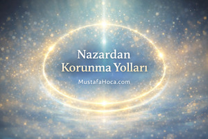 Nazardan korunmayı anlatan, manevi dengeyi simgeleyen soyut koruma görseli